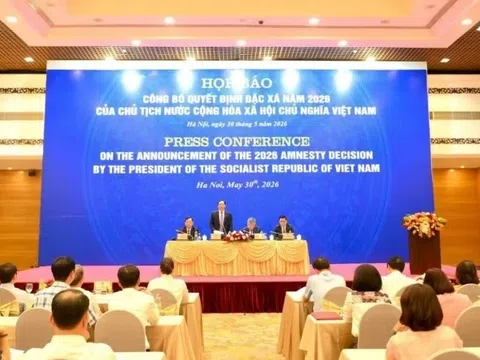 Đặc xá năm 2026: Khẳng định tính nhân văn và thượng tôn pháp luật