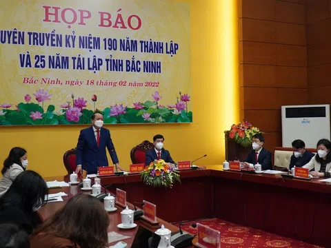 Chuẩn bị kỷ niệm 190 năm thành lập và 25 năm tái lập tỉnh Bắc Ninh