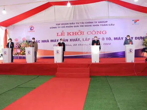 Thanh Hóa: Khởi công Cụm các nhà máy sản xuất, lắp ráp ô tô, máy xây dựng