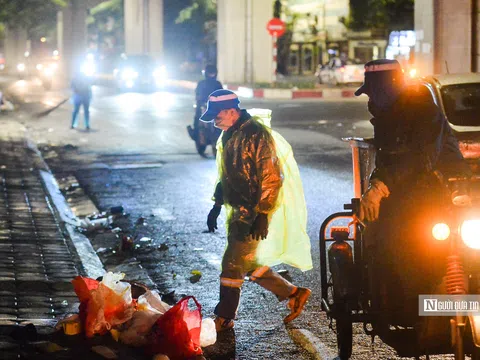 Chật vật mưu sinh dưới giá rét ở Hà Nội