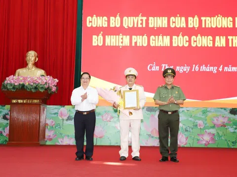 Công an Thành phố Cần Thơ có tân Phó Giám đốc