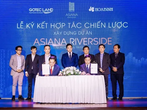 Tập đoàn Xây dựng Hòa Bình hợp tác Gotec Land xây dựng dự án Asiana Riverside