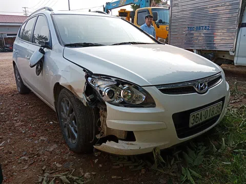 Thanh Hóa: Chủ tịch xã điều khiển ôtô gây tai nạn rồi rời khỏi hiện trường