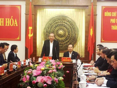 Thanh Hóa: Phó Thủ tướng chỉ đạo tổ chức thành công Đại hội Đảng bộ các cấp nhiệm kỳ 2020-2025