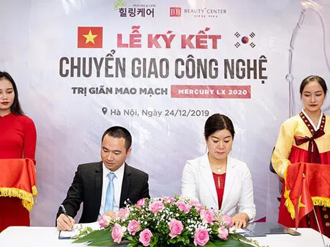 Lễ chuyển giao công nghệ trị giãn mao mạch Mercury LX 2020 tại Việt Nam