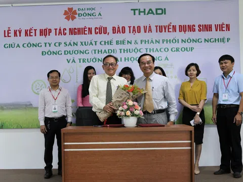 Đại học Đông Á hợp tác đào tạo và cung ứng nguồn nhân lực nông nghiệp với THADI
