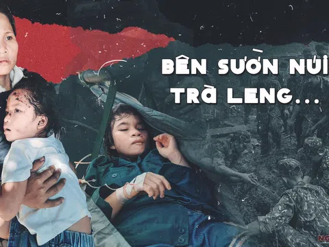 Bên sườn núi Trà Leng