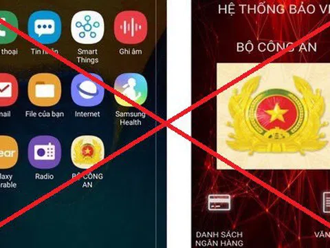 Bộ Công an cảnh báo về phần mềm đánh cắp thông tin trên điện thoại android