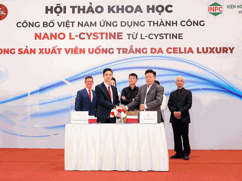 Hội thảo khoa học công bố lần đầu tiên Việt Nam ứng dụng Nano L – Cystine trong sản xuất viên uống trắng da