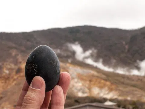 Chị em ráo riết tìm mua trứng gà đen sinh ra ở "thung lũng sôi sục"