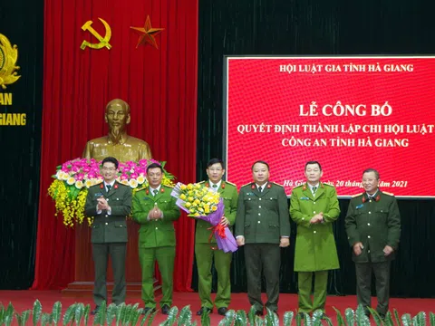 Hà Giang: Thành lập Chi hội Luật gia Công an tỉnh