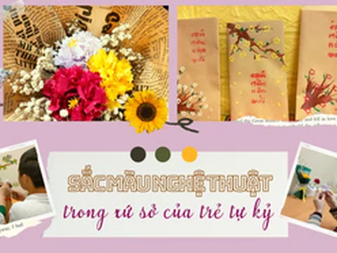 Sắc màu nghệ thuật trong xứ sở của trẻ tự kỷ