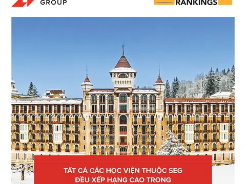 Swiss Education Group tiếp tục xếp thứ hạng cao trong Top 10 trường đào tạo quản lý khách sạn tốt nhất thế giới