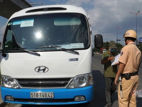 Từ 9/7, phương tiện ra vào TP.HCM bằng giấy nhận diện