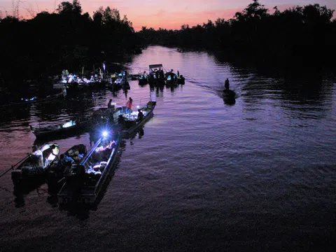 Một sáng trên chợ nổi Phong Điền