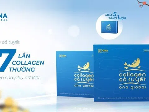 Ưu đãi sập sàn giảm 20% cho toàn bộ đơn đặt hàng Colllagen Cá Tuyết Ona Global từ ngày 26.07 - 15.08, áp dụng khách lẻ.
