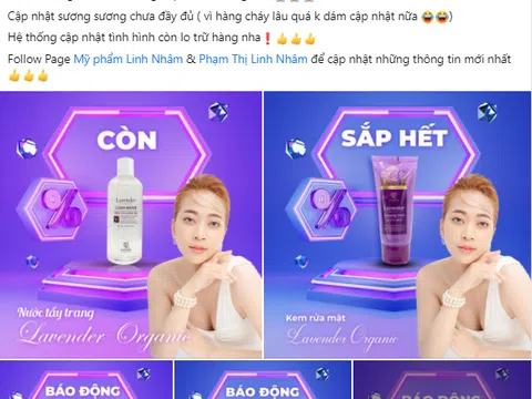 Linh Nham cosmetics - vượt doanh số mùa covid nhờ kinh doanh online