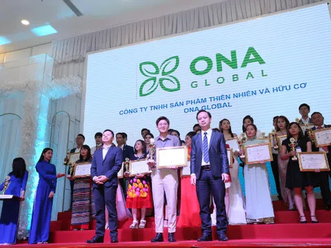 ONA GLOBAL được vinh danh top 10 thương hiệu sản phẩm chất lượng quốc tế 4.0