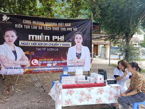 Hành trình tư vấn- soi da chuẩn y khoa cho phụ nữ Việt của công ty Medina Pharma Việt Nam nhãn hàng Saxy Lady và Dr.Saxy