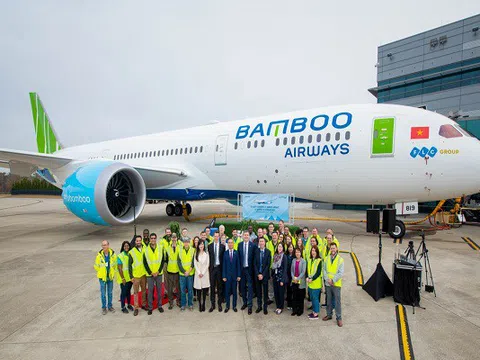Hé lộ những hình ảnh đầu tiên của nội thất Boeing 787-9 Dreamliner mới gia nhập đội bay Bamboo Airways