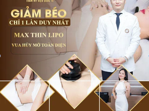 Thẩm mỹ viện quốc tế Bắc Mỹ sử dụng công nghệ Max Thin Lipo giảm béo sau 1 liệu trình