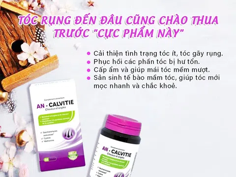 Sự thật về viên uống An Calvitie: giúp tóc dày, khỏe tự nhiên
