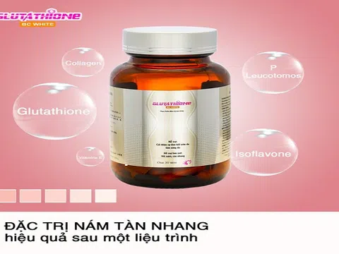 White Glutathione BC: bảo bối diệt nám của phái đẹp