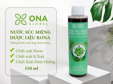 Nước súc miệng dược liệu Rona có tốt không? Công dụng của nước súc miệng dược liệu Rona?