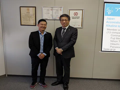 Hiệp hội nước ion kiềm Việt Nam đẩy mạnh hợp tác khoa học và công nghệ với Nhật Bản