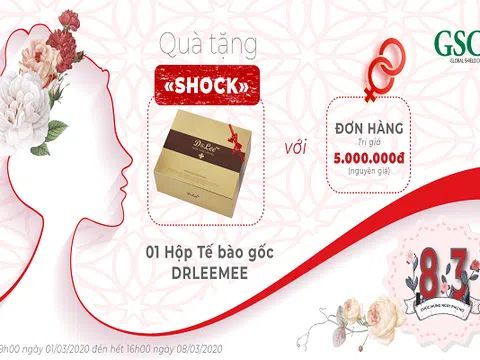 Mỹ phẩm GSC+ tặng quà nhân dịp 8/3