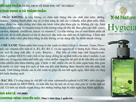 Top dung dịch phụ nữ an toàn hiệu quả tốt nhất hiện nay