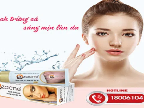AZACNÉ – 'Vũ khí' mới giúp xóa sổ mụn trứng cá viêm