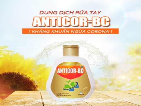 6000 chai nước rửa tay Anticor BC chuẩn Dược đã được tặng cho vùng cách ly bởi công ty Beauty Care Usa