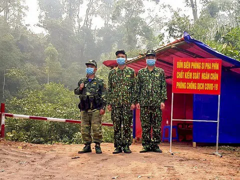 Những người lính trung kiên chống dịch bệnh nơi biên giới