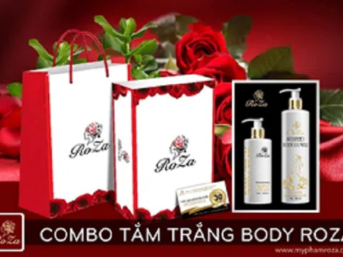 Tự tin dện áo hai dây xinh xắn khoe body với combo tắm trắng siêu đỉnh RoZa