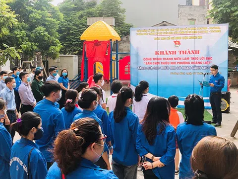 Hoàng Liệt (Hoàng Mai, Hà Nội): Khánh thành Công trình thanh niên – sân chơi thiếu nhi