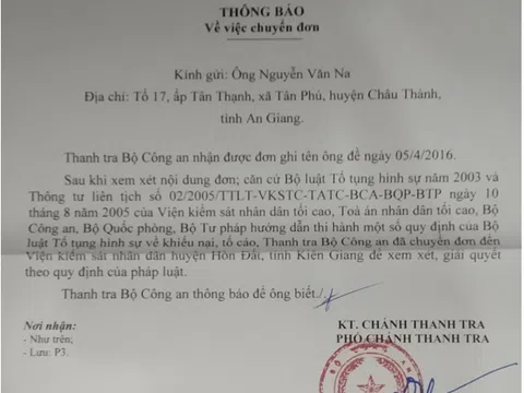 Hòn Đất - Kiên Giang: Bộ chỉ đạo nhưng vụ việc vẫn bế tắc