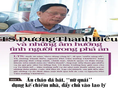 TS.Dương Thanh Biểu và những âm hưởng tình người trong phá án: Bài 1: Ăn cháo đá bát, “nữ quái” dụng kế chiếm nhà, đẩy chủ vào lao lý