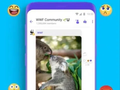 Viber thêm biểu tượng cảm xúc mới vào tính năng Tương tác Tin nhắn trong các nhóm Cộng đồng