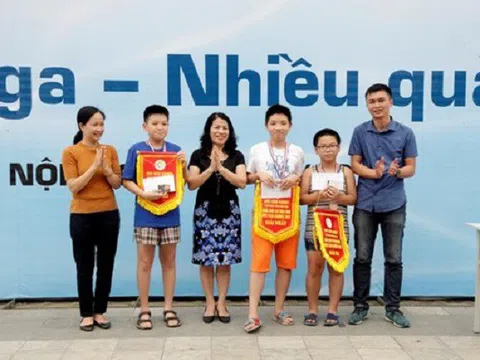 Sôi nổi Giải bơi Cư dân nhí Five Star Garden 2019