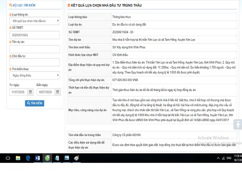 Vĩnh Phúc: Công ty cổ phần Kehin liên tiếp trúng nhiều gói thầu lớn