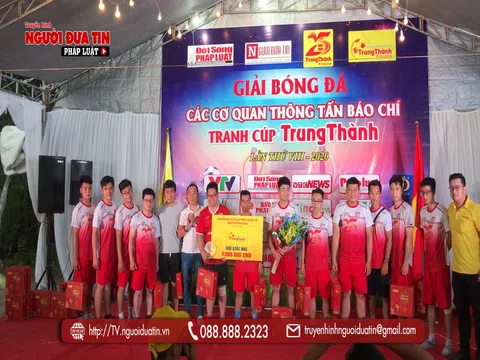Giải bóng đá ĐSPL tranh cúp Trung Thành năm 2020: VTV lên “vua”