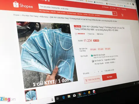Shopee và Sendo bị phạt vì nhiều gian hàng trục lợi từ dịch Covid-19