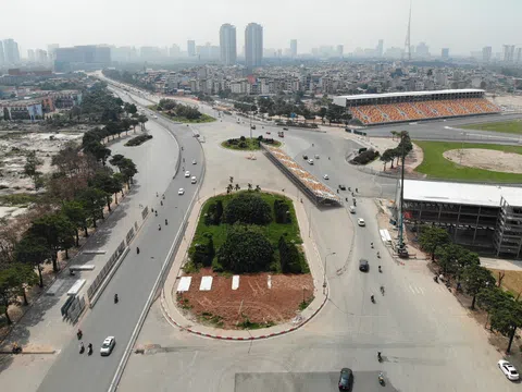 Khu Liên hợp thể thao Mỹ Đình "khoác áo mới" chờ ngày đua xe F1