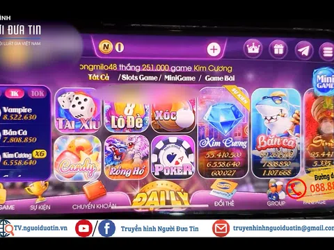 Cờ bạc núp bóng “game online“: (Bài 1) “Nổ hũ” công khai đánh bạc