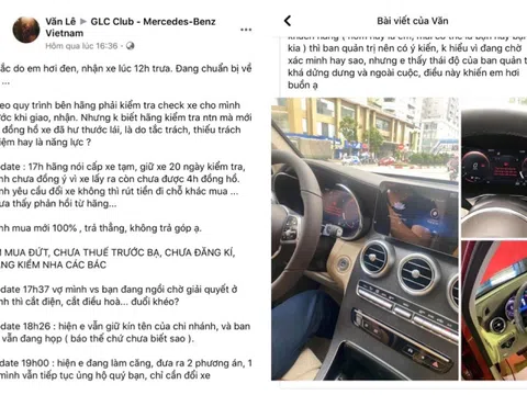 Long Biên – Hà Nội: Mercedes-Benz GLC 300 báo lỗi sau khi lăn bánh chưa đầy 40km