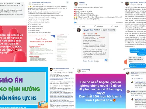 Giật mình chợ mua giáo án online: Họ đã bán tư cách người thầy