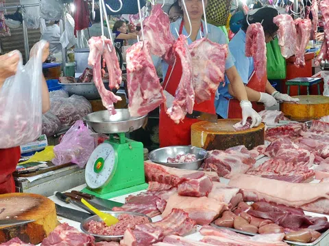 Giá heo hơi tăng lên 97.000 đồng/kg, chạm mốc 100.000 đồng/kg