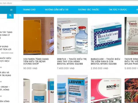Cục quản lý dược cảnh báo về việc chào bán thuốc kê đơn trên mạng