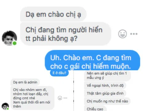 Góc khuất “chợ” mua bán tinh trùng trên mạng: Bi kịch khó lường